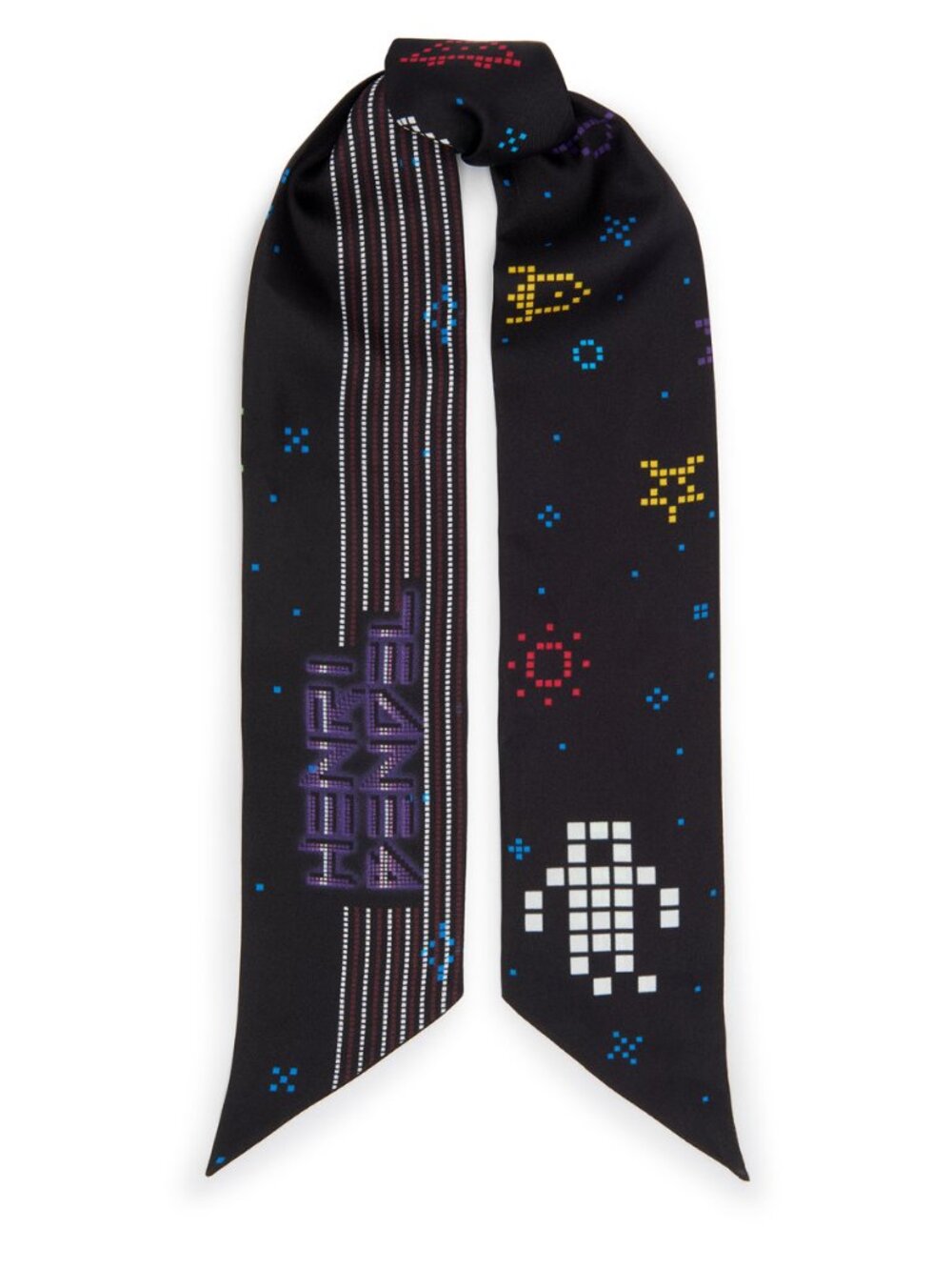New! Shinji Murakami x Henri Bendel Skinny Mini Scarf Purse Wrap Wrist Accent